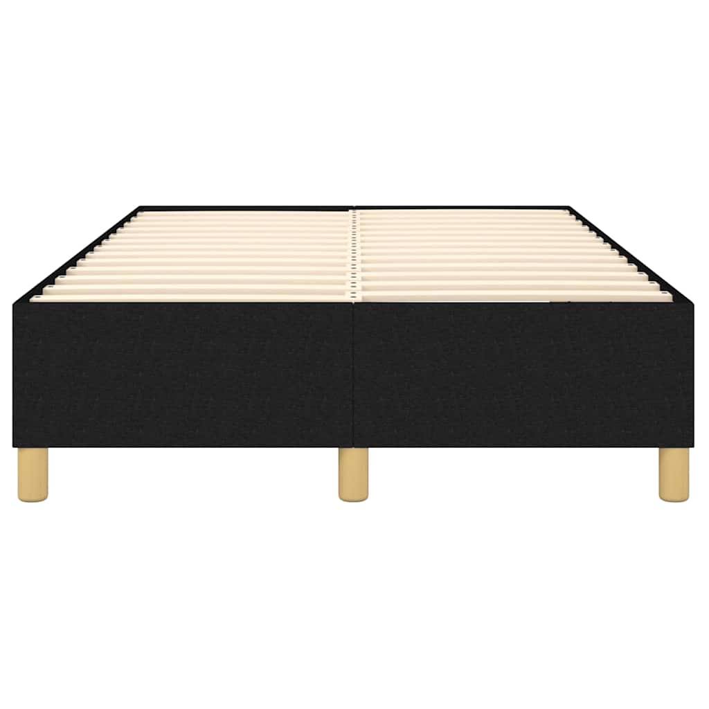 Struttura Letto a Rete a Molle Nero 120x200 cm Tessuto