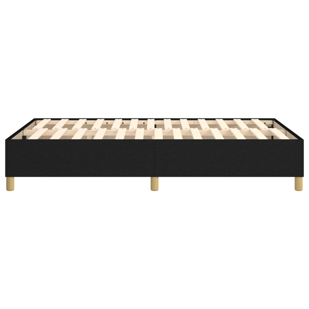 Struttura Letto a Rete a Molle Nero 120x200 cm Tessuto | homemem39