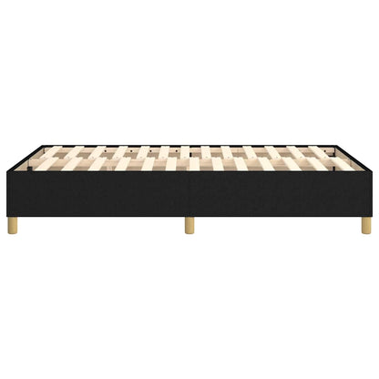 Struttura Letto a Rete a Molle Nero 120x200 cm Tessuto