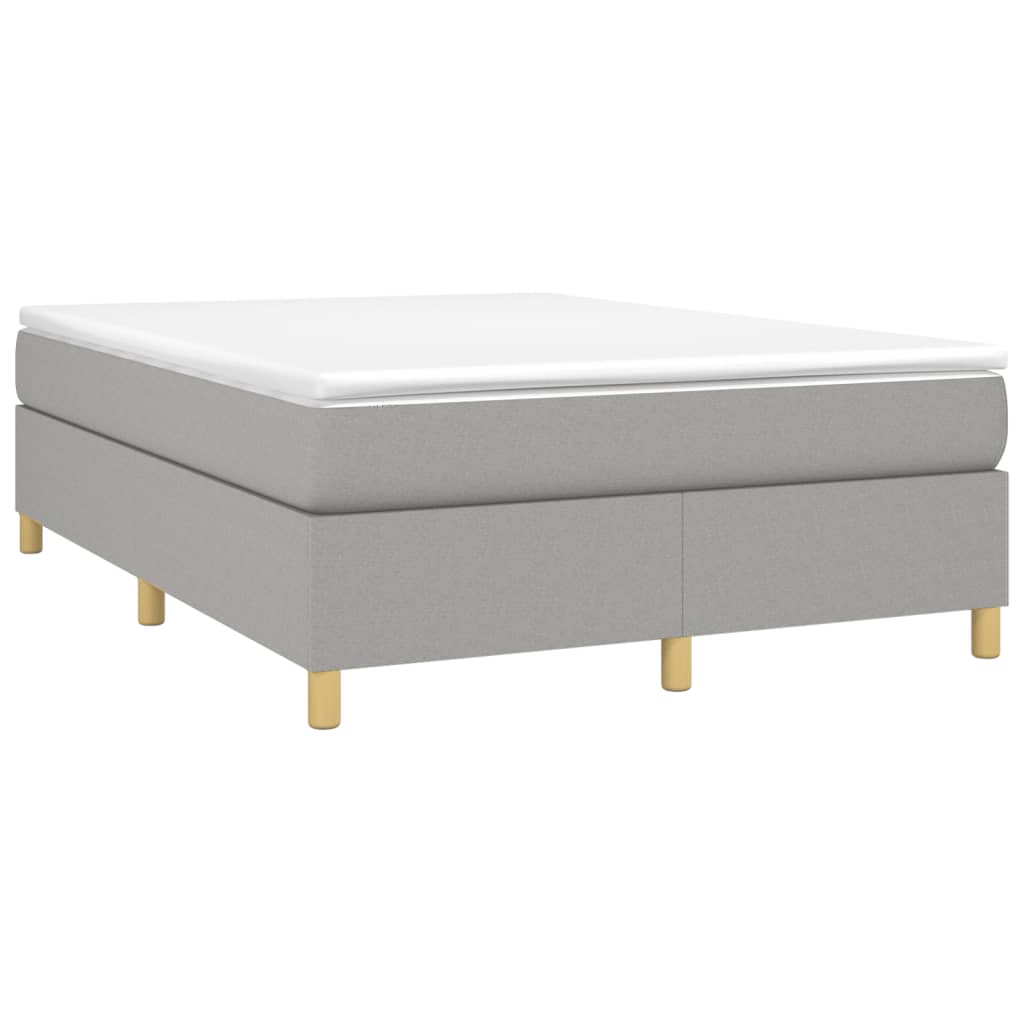 Struttura Letto a Rete a Molle Grigio Chiaro 140x190 cm Tessuto | homemem39