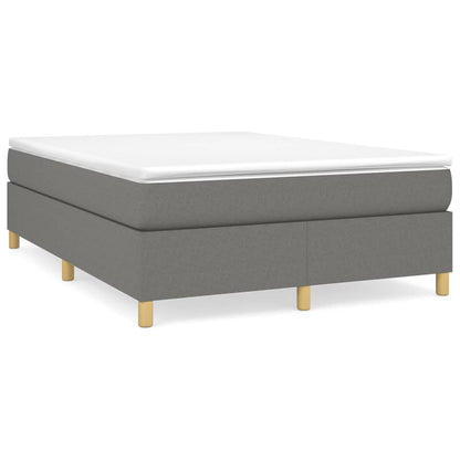 Struttura Letto a Rete a Molle Grigio Scuro 140x190 cm Tessuto | homemem39