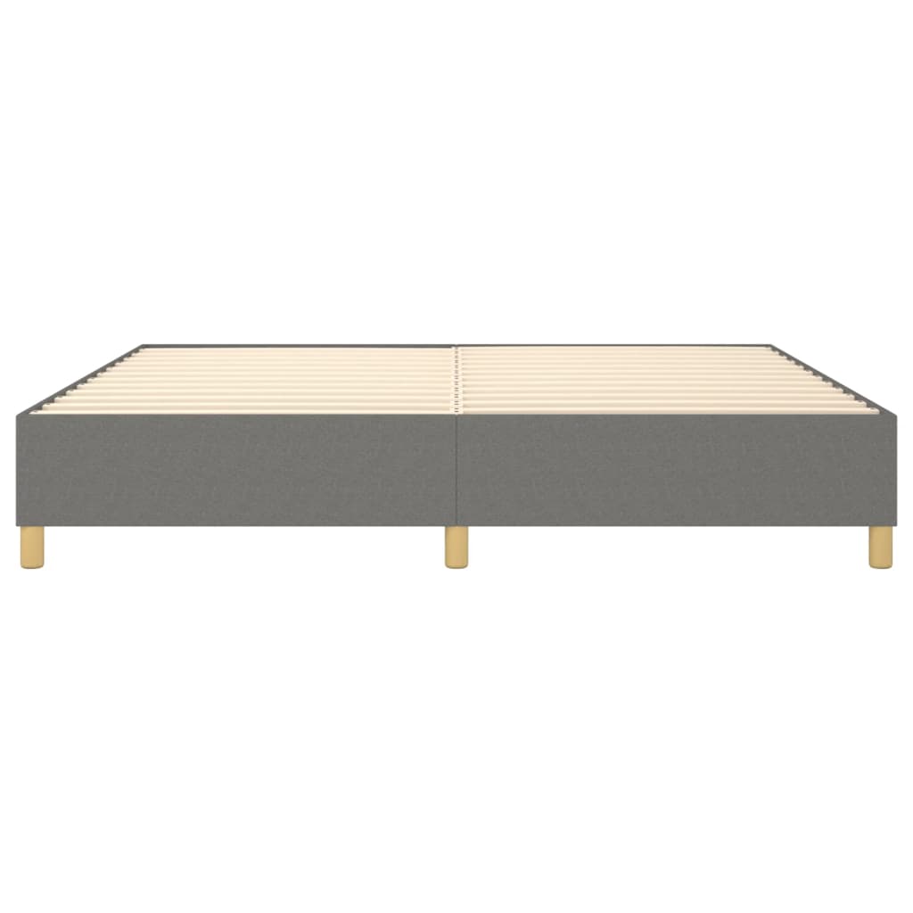 Struttura Letto a Rete a Molle Grigio Scuro 140x190 cm Tessuto | homemem39