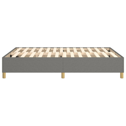 Struttura Letto a Rete a Molle Grigio Scuro 140x190 cm Tessuto | homemem39
