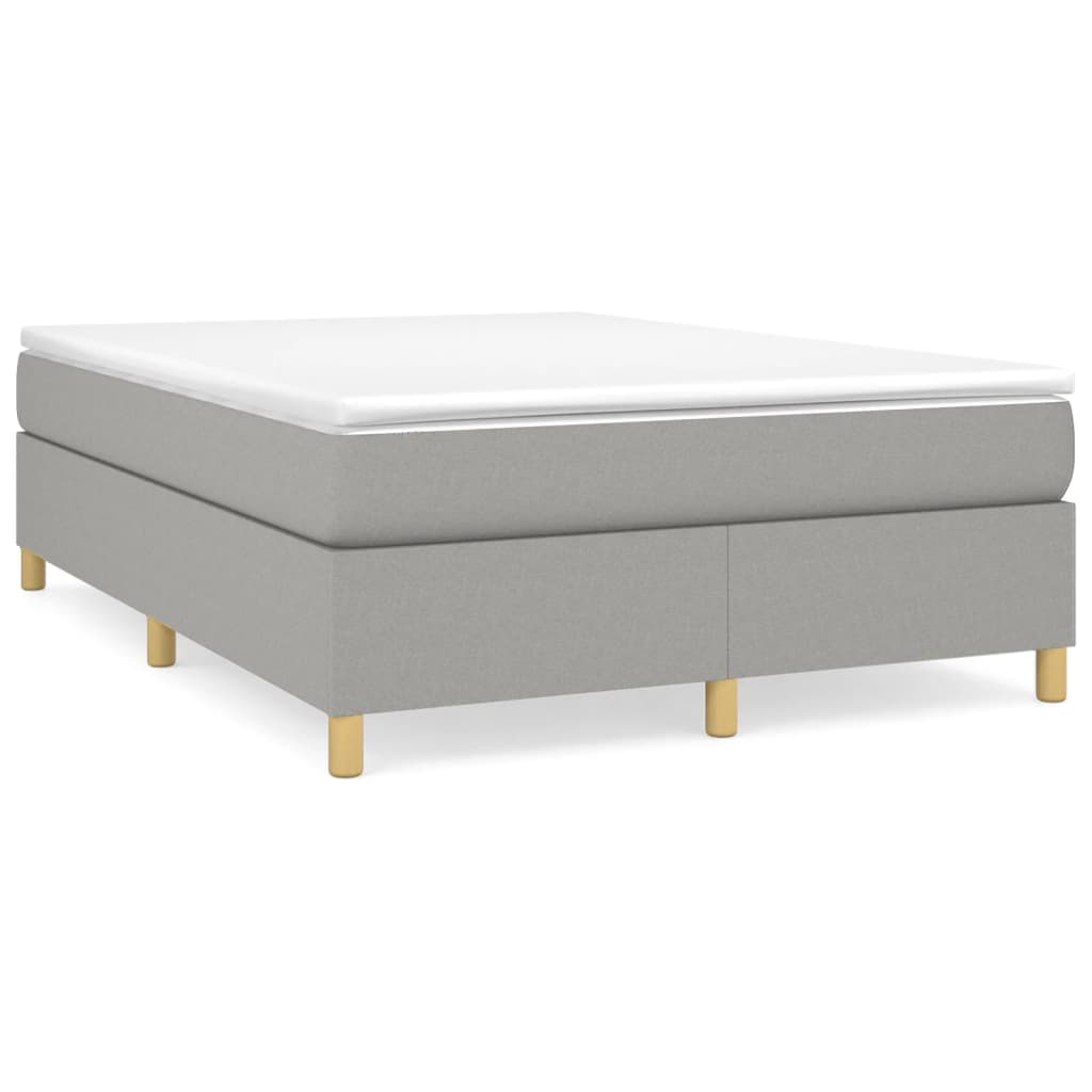 Struttura Letto a Rete a Molle Grigio Chiaro 140x200 cm Tessuto | homemem39