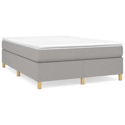 Struttura Letto a Rete a Molle Grigio Chiaro 140x200 cm Tessuto