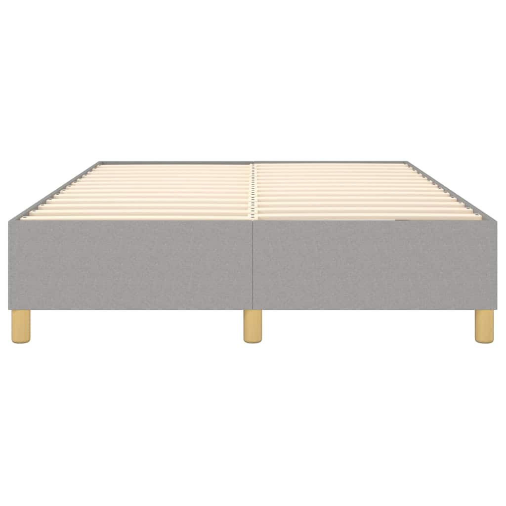 Struttura Letto a Rete a Molle Grigio Chiaro 140x200 cm Tessuto