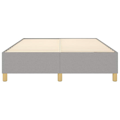 Struttura Letto a Rete a Molle Grigio Chiaro 140x200 cm Tessuto