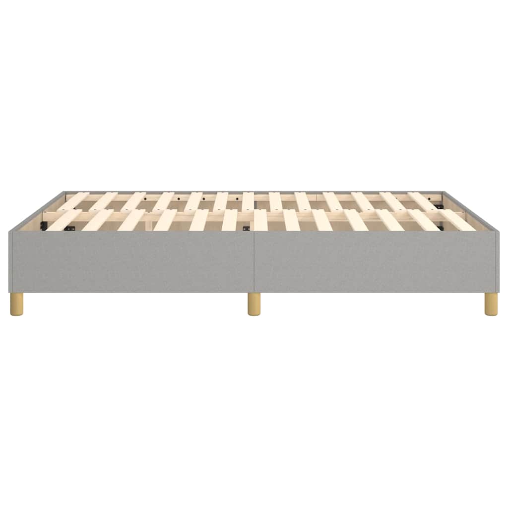 Struttura Letto a Rete a Molle Grigio Chiaro 140x200 cm Tessuto