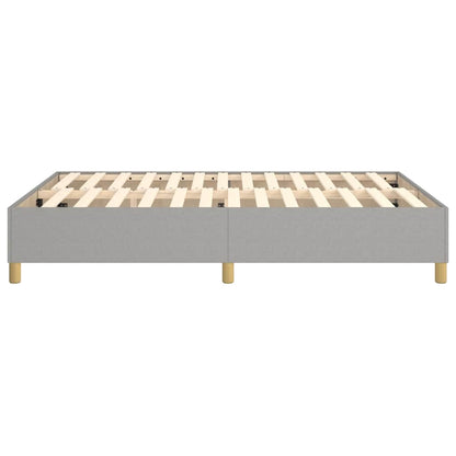 Struttura Letto a Rete a Molle Grigio Chiaro 140x200 cm Tessuto