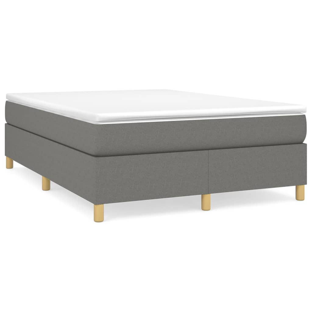 Struttura Letto a Rete a Molle Grigio Scuro 140x200 cm Tessuto | homemem39