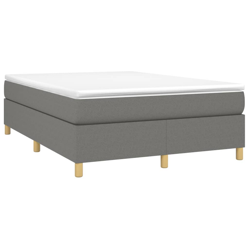 Struttura Letto a Rete a Molle Grigio Scuro 140x200 cm Tessuto | homemem39