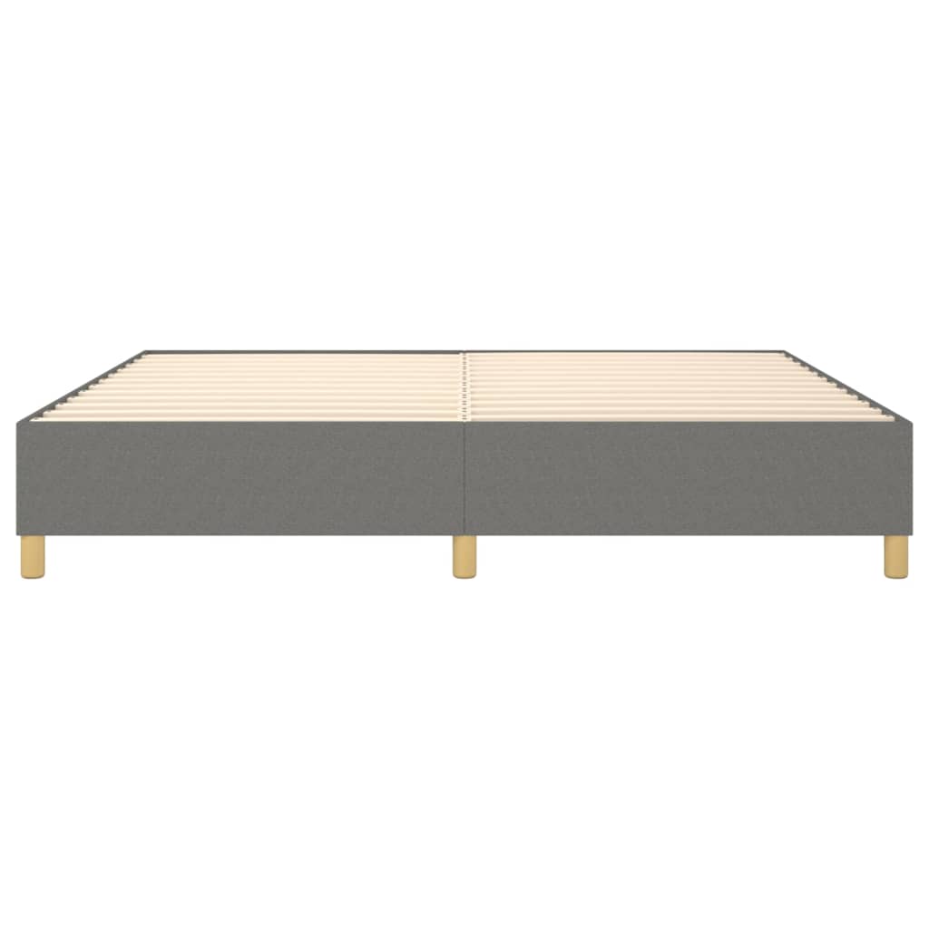 Struttura Letto a Rete a Molle Grigio Scuro 140x200 cm Tessuto | homemem39