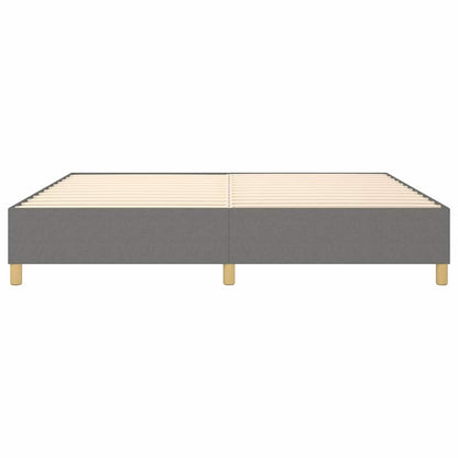 Struttura Letto a Rete a Molle Grigio Scuro 140x200 cm Tessuto