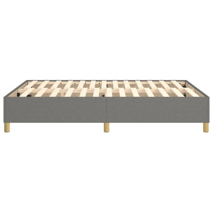 Struttura Letto a Rete a Molle Grigio Scuro 140x200 cm Tessuto | homemem39