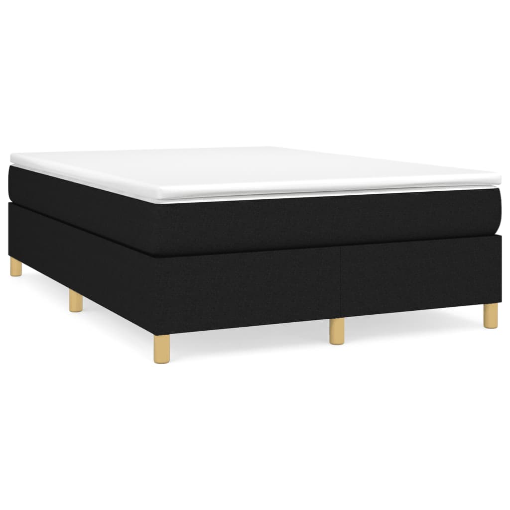 Struttura Letto a Rete a Molle Nero 140x200 cm in Tessuto | homemem39