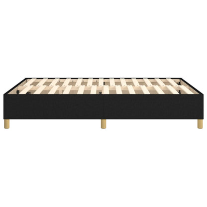 Struttura Letto a Rete a Molle Nero 140x200 cm in Tessuto | homemem39