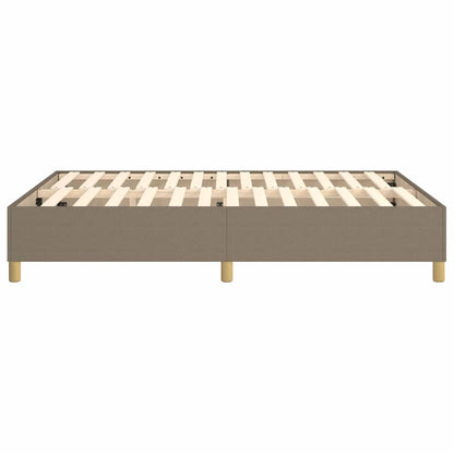 Struttura Letto a Rete a Molle Tortora 140x200 cm in Tessuto