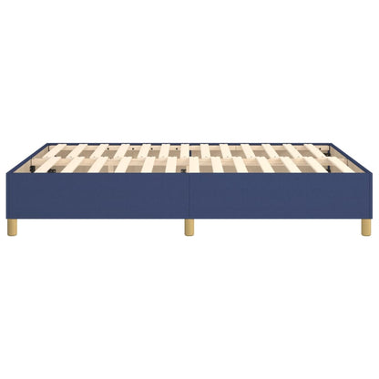 Struttura Letto a Rete a Molle Blu 140x200 cm in Tessuto | homemem39