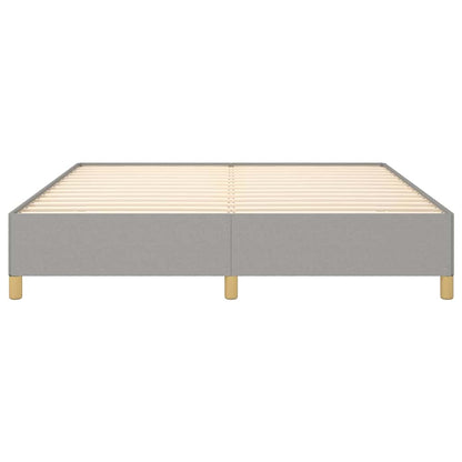 Struttura Letto a Rete a Molle Grigio Chiaro 160x200 cm Tessuto