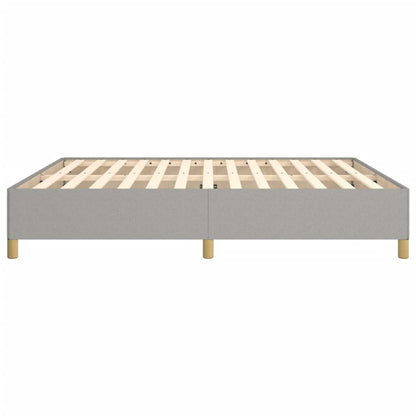 Struttura Letto a Rete a Molle Grigio Chiaro 160x200 cm Tessuto | homemem39