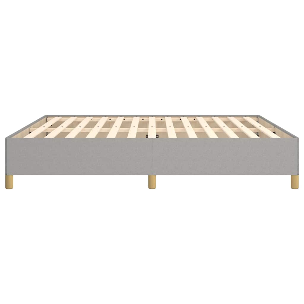 Struttura Letto a Rete a Molle Grigio Chiaro 160x200 cm Tessuto