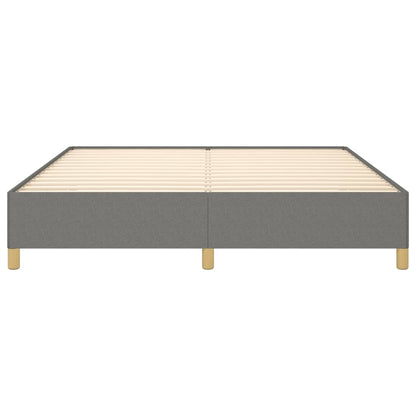 Struttura Letto a Rete a Molle Grigio Scuro 160x200 cm Tessuto | homemem39