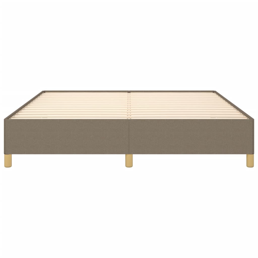 Struttura Letto a Rete a Molle Tortora 160x200 cm in Tessuto | homemem39
