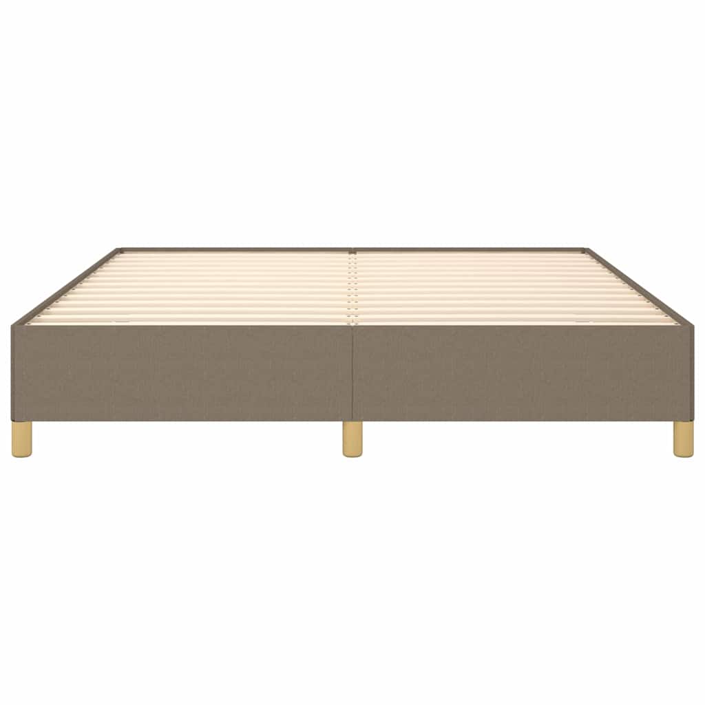 Struttura Letto a Rete a Molle Tortora 160x200 cm in Tessuto