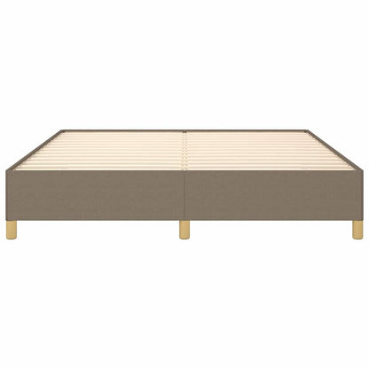 Struttura Letto a Rete a Molle Tortora 160x200 cm in Tessuto