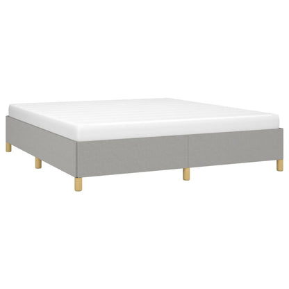 Struttura Letto a Rete a Molle Grigio Chiaro 180x200 cm Tessuto | homemem39