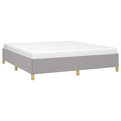 Struttura Letto a Rete a Molle Grigio Chiaro 180x200 cm Tessuto