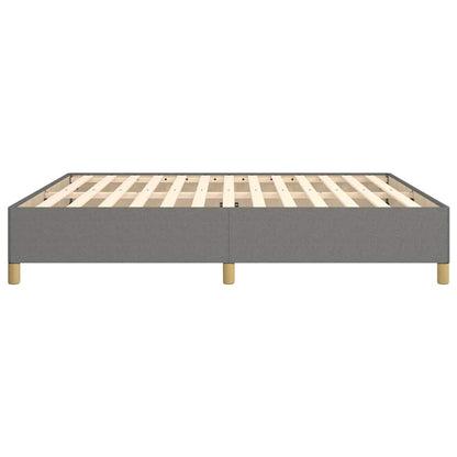 Struttura Letto a Rete a Molle Grigio Scuro 180x200 cm Tessuto
