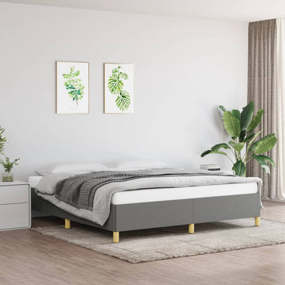 Struttura Letto a Rete a Molle Grigio Scuro 180x200 cm Tessuto | homemem39