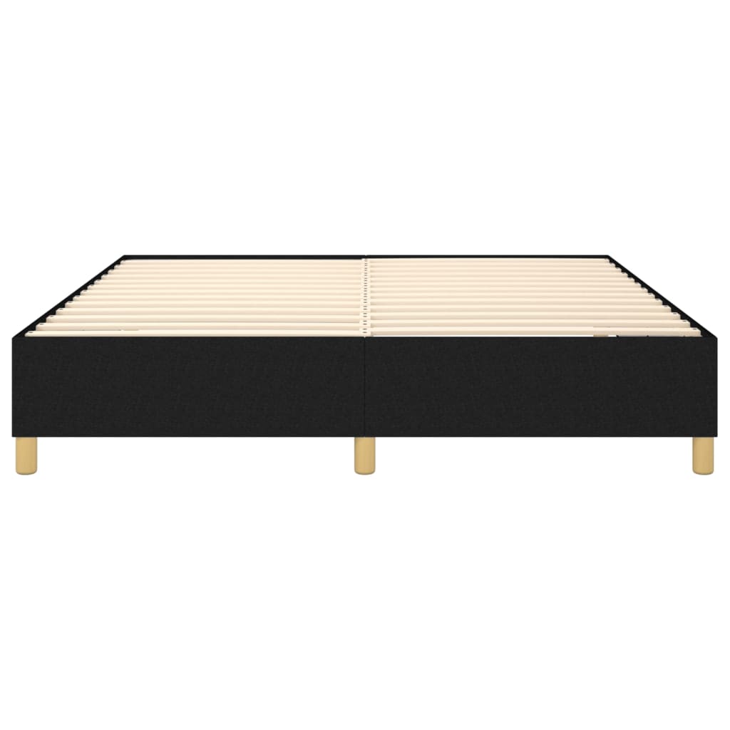 Struttura Letto a Rete a Molle Nero 180x200 cm in Tessuto | homemem39