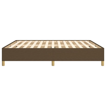 Struttura Letto a Rete a Molle Marrone Scuro 180x200 cm Tessuto | homemem39