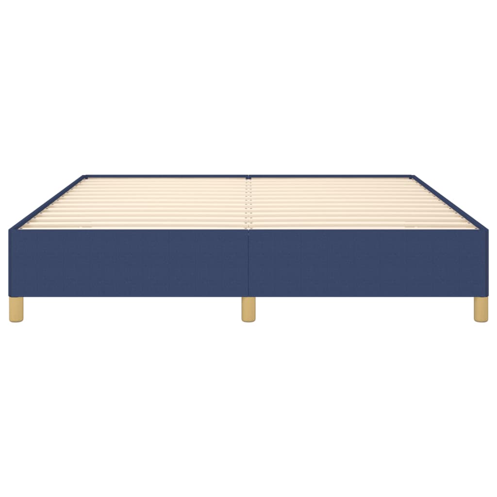 Struttura Letto a Rete a Molle Blu 180x200 cm in Tessuto | homemem39