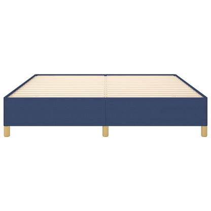 Struttura Letto a Rete a Molle Blu 180x200 cm in Tessuto | homemem39