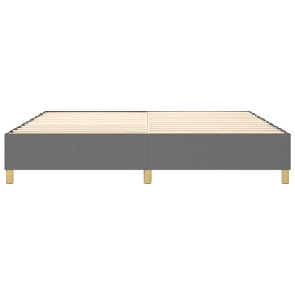 Struttura Letto a Rete a Molle Grigio Scuro 200x200 cm Tessuto | homemem39