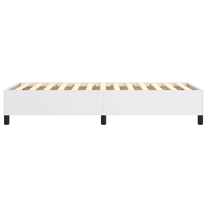 Struttura Letto a Rete a Molle Bianco 80x200 cm in Similpelle