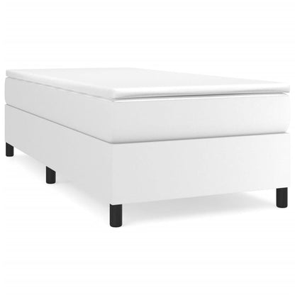 Struttura Letto a Rete a Molle Bianco 90x190 cm in Similpelle - homemem39