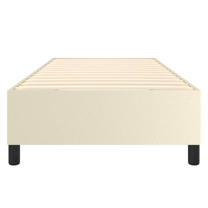 Struttura Letto a Rete a Molle Crema 90x190 cm in Similpelle | homemem39