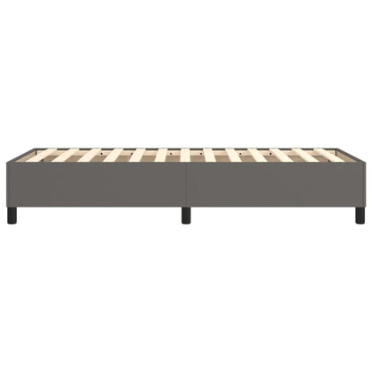 Struttura Letto a Rete a Molle Grigio 90x190 cm in Similpelle | homemem39