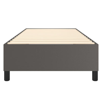 Struttura Letto a Rete a Molle Grigio 90x200 cm in Similpelle - homemem39