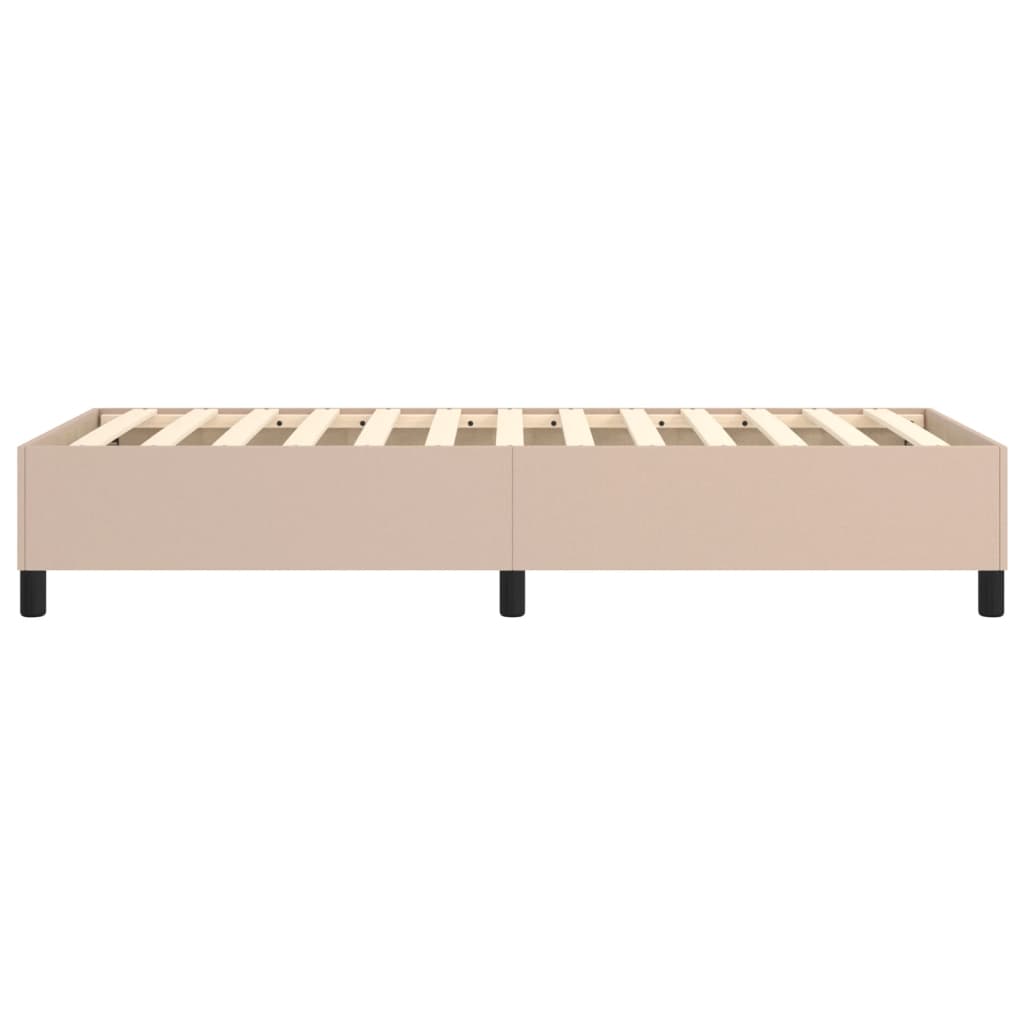 Struttura Letto a Rete a Molle Cappuccino 90x200 cm in Similpelle - homemem39