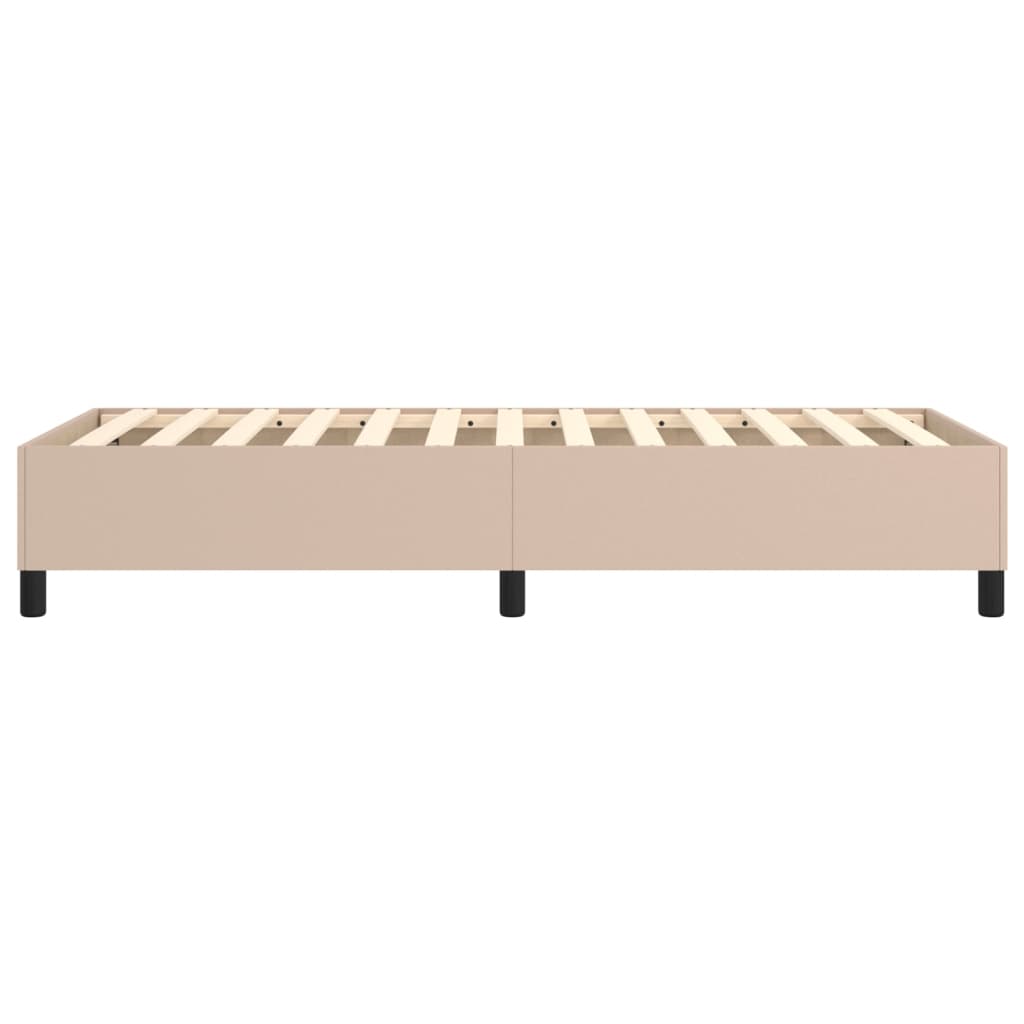 Struttura Letto a Rete a Molle Cappuccino 100x200 cm in Similpelle | homemem39