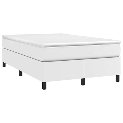 Struttura Letto a Rete a Molle Bianco 120x200 cm in Similpelle