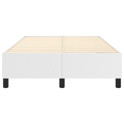 Struttura Letto a Rete a Molle Bianco 120x200 cm in Similpelle - homemem39