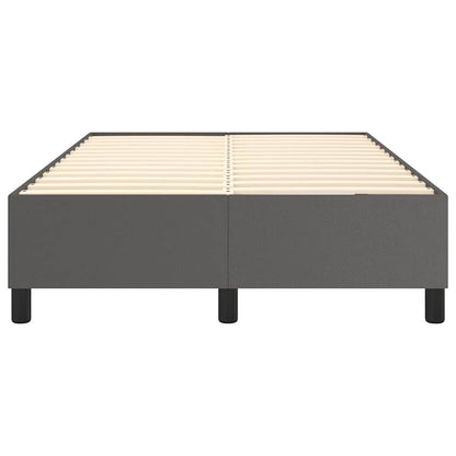 Struttura Letto a Rete a Molle Grigio 120x200 cm in Similpelle
