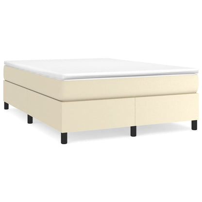 Struttura Letto a Rete a Molle Crema 140x190 cm in Similpelle | homemem39