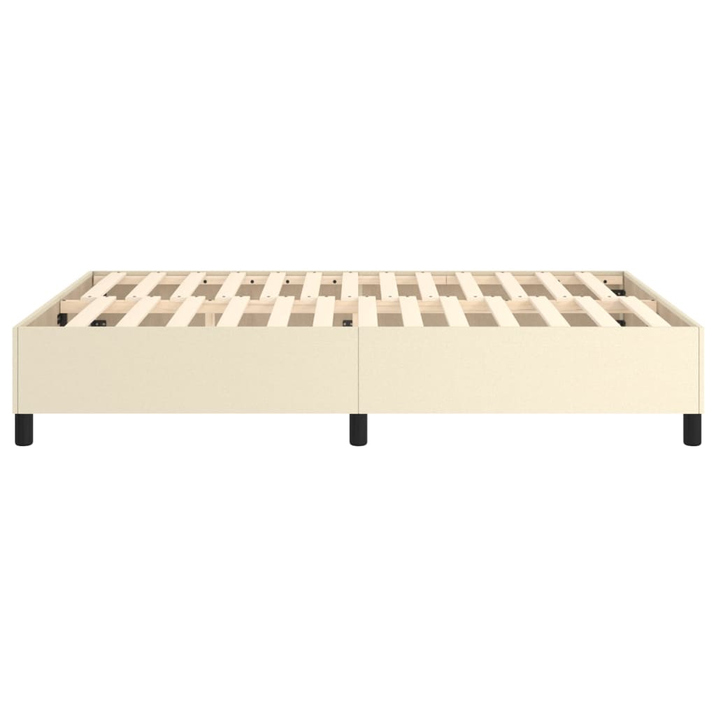 Struttura Letto a Rete a Molle Crema 140x190 cm in Similpelle | homemem39
